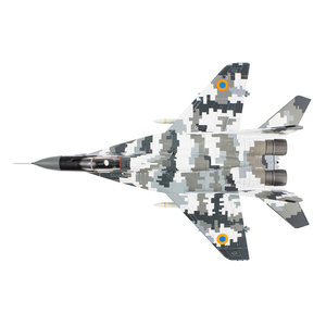 Hobbymaster ukrainian air force mig-29 fighter aircraft model simulation alloy model ornament