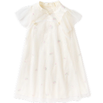 (Same style in the mall) Balabala girls skirts childrens dresses summer clothes in Chinese style for older children