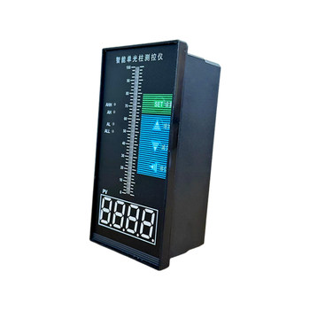Single-column measuring instrument display control alarm
