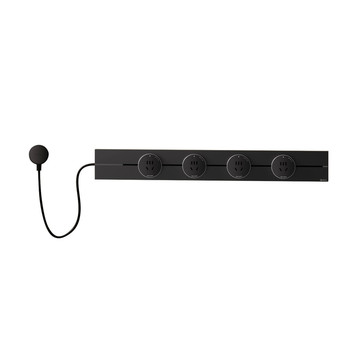 Bull hole hole board ultra-thin track socket with wire