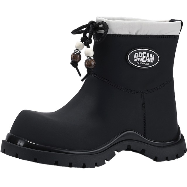 BellaLily2025 new winter style versatile thick-soled mid-calf boots sleeves elastic women's boots non-slip fashionable women's boots