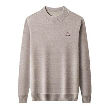 Woodpecker sweater men's one-piece velvet extra thick knitted sweater Woodpecker sweater men's one-piece velvet extra thick knitted sweater