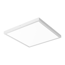 Anti-glare eye protection surface-mounted LED flat panel lamp office factory corridor aisle rectangular hole-free ceiling lamp