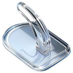 Traceless Mini Horn Hook, No-Drill, Strong Load-Bearing, Kitchen Adhesive Hook, Strong Adhesive for Behind the Door, Transparent and Invisible