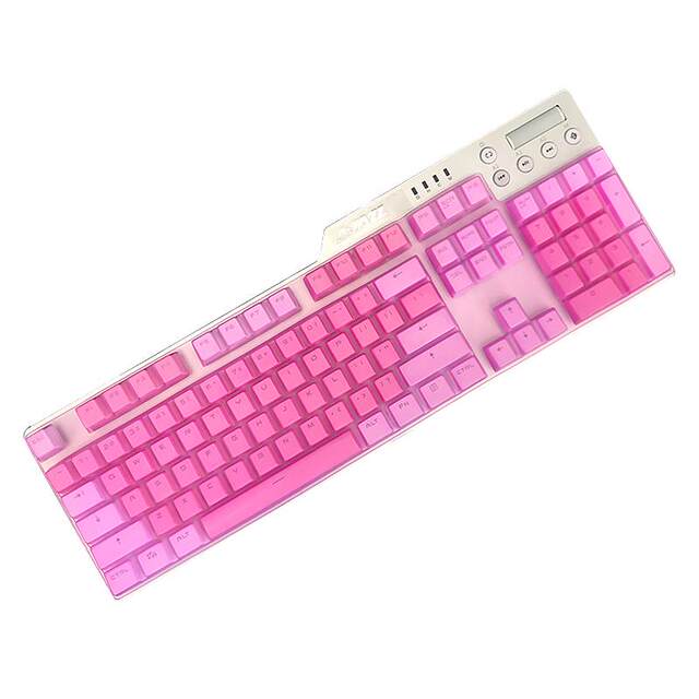 Metal plating mechanical keyboard round keycap keyboard film