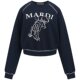 MardiMercredi wagtail puppy raglan sweatshirt