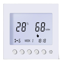 Ceiling fan speed regulator speed switch universal five-speed controller top fan electric fan speed switch LCD 220V86