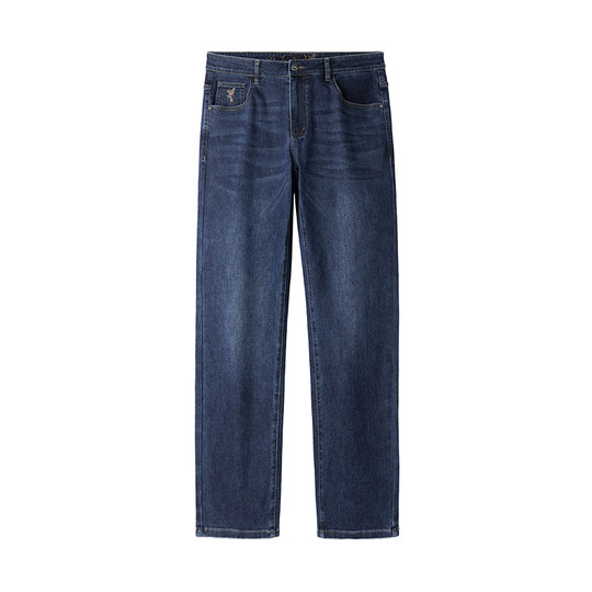 Heilan House Casual Washed Straight Jeans for Men