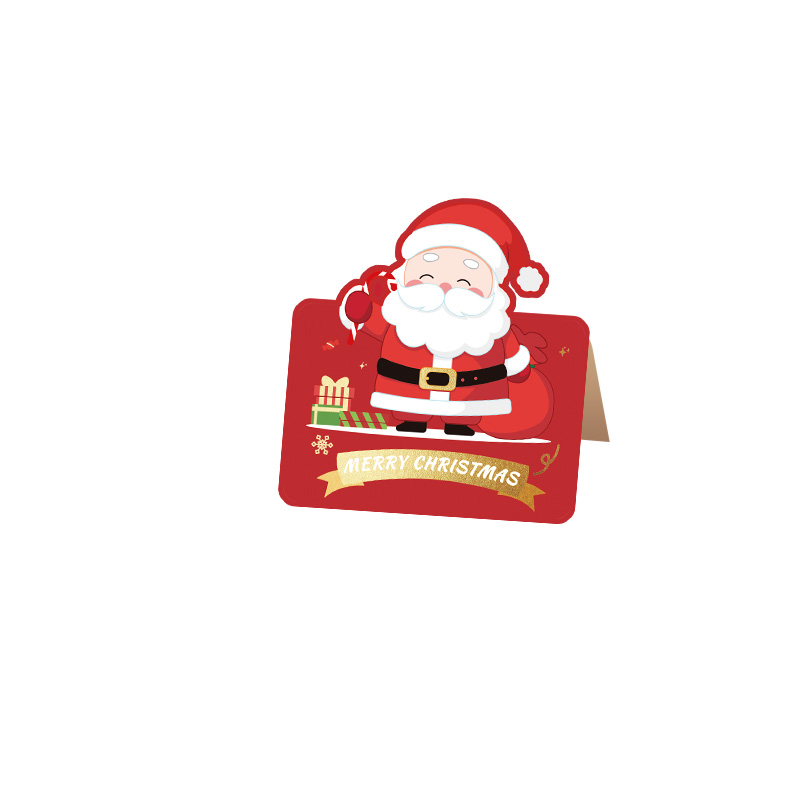 Christmas card 3d three-dimensional small card