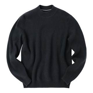 Mrbu petit col roulé couleur unie pull pull automne et hiver épais aiguille texture laine haut hommes bt15508