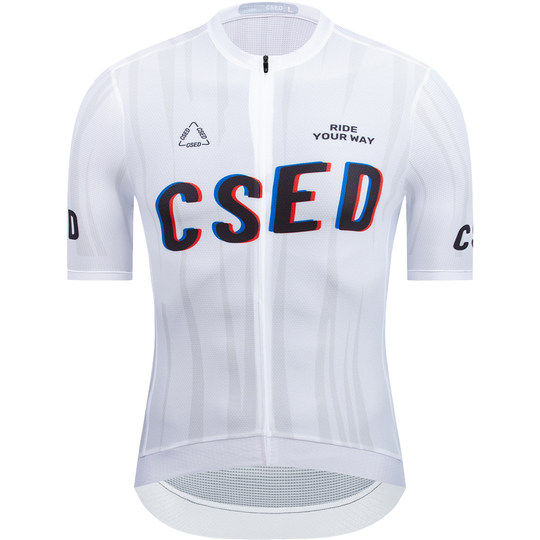 CSED Herren Kurzarm-Radtrikot Frühling und Sommer modisch und atmungsaktiv
