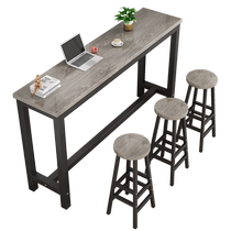 Bar table simple table and chair combination home balcony wall high commercial bar table long small bar narrow table
