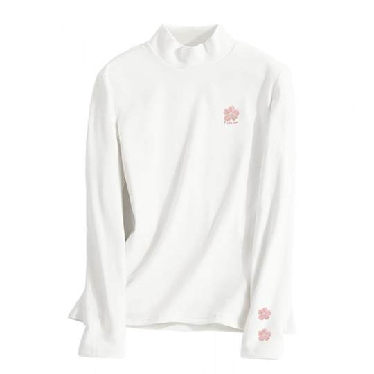 都市丽人绒德打底衫女冬2025新款今年流行爆款保暖白色内搭上衣Y