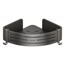 Bathroom storage rack without punching holes bathroom tripod wall-mounted corner toilet washroom storage rack