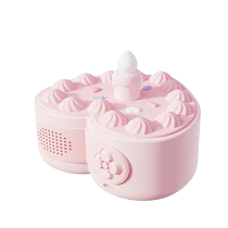 Buxuepai childrens 3D stereo music box cute music box girl girl birthday gift Bluetooth audio portable