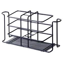 Toothbrush Holder Storage Rack Iron Art Bathroom No-Drill Mouthwash Cup Organizer Creative Wall-Mounted Toothbrush Holder
