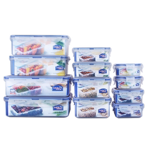 (Self-operated) LOCK&LOCK plastic crisper refrigerator storage box storage sealed box food fruit lunch box