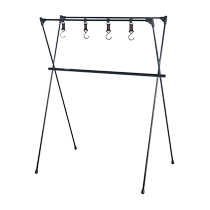 Pelliot outdoor camping rack double-layer multi-functional rack for drying clothes aluminum alloy triangle hanger courtyard light pole