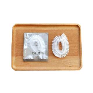 出口日本特大号浴帽一次性加厚独立包装防水大沐浴帽洗澡防油家用