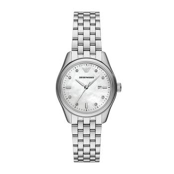 Armani white moonlight women's watch