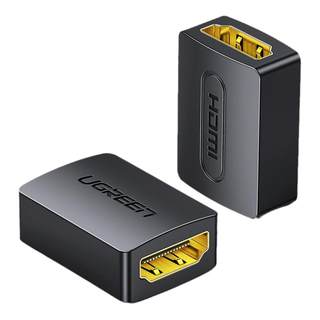 绿联hdmi母对母延长器4K高清2.0加延长线信号对接直通头连接投影