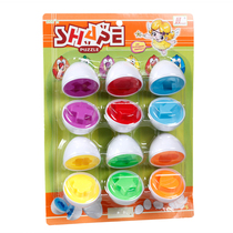 Childrens early education shape matching capsule egg simulation egg smart egg baby hands-on toy can open the kindergarten