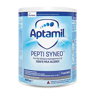 [June 25] British Aptamil pepti syneo deeply hydrolyzed probiotic milk powder for infants and young children is low in lactose