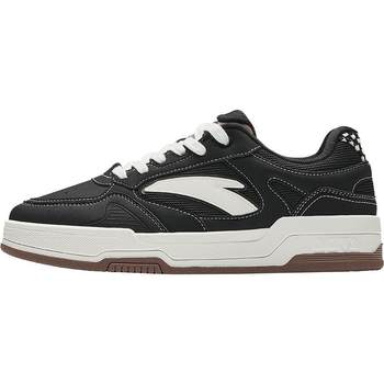 Anta cyber丨low-top black and white skate shoes for men, skate shoes, white shoes, sneakers