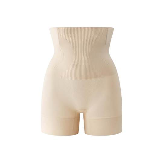 Es gibt eine nahtlose Bauchkontrollhose mit drei starkem Bund