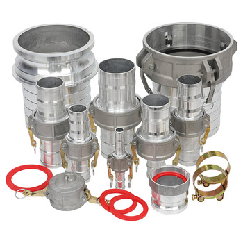 C-type yin and yang end quick connector aluminum alloy flange matching