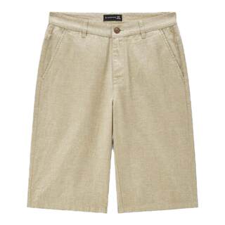 佐丹奴短裤男装天然麻棉梭织中低腰休闲短裤 01104301