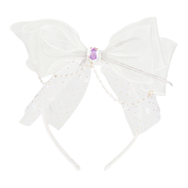 minipeace peacebird childrens clothing girls hairband princess bow rhinestone high forehead chain little girl headwear