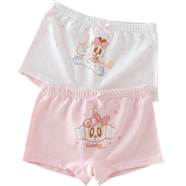 Babu Bean Girl Pants Pure Cotton Thin Section Flat Angle A Little Girl 2 Years Old 1-3 Childrens Four Corner Shorts Bao 3 Bars