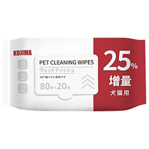 KOJIMA special wet wipes for dogs and cats pet and kitten bath-free gloves wet wipes and fart cleaning supplies