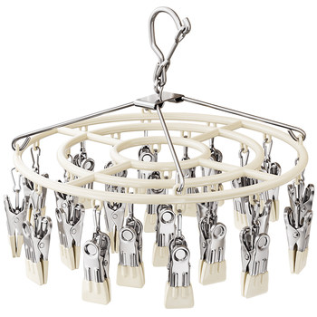 Sock drying rack for multiple clips on balcony sock drying rack