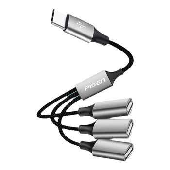 Pinsheng one-to-three usb extension cable hub splitter
