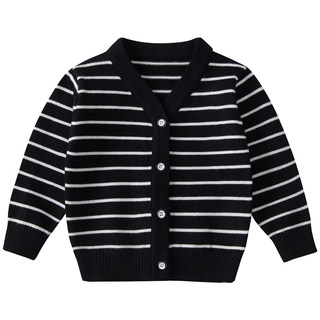 Barabanna striped knitted jacket spring, autumn and winter