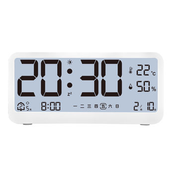 Automatic luminous digital clock wake up alarm clock