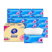 (Zhao Liying Tongan) Vedda ultra-tough paper 3 layers 120 smoke 24 packs M code paper towels New old alternation