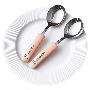 304 stainless steel spoon for household children's meal spoon