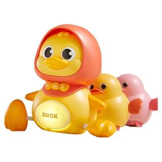 Learn to crawl early education rocking duck baby toy to practice crawling