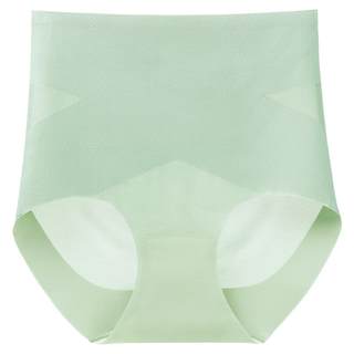 Ice silk medium-high waist triangular body shaping adjustment aunt pants