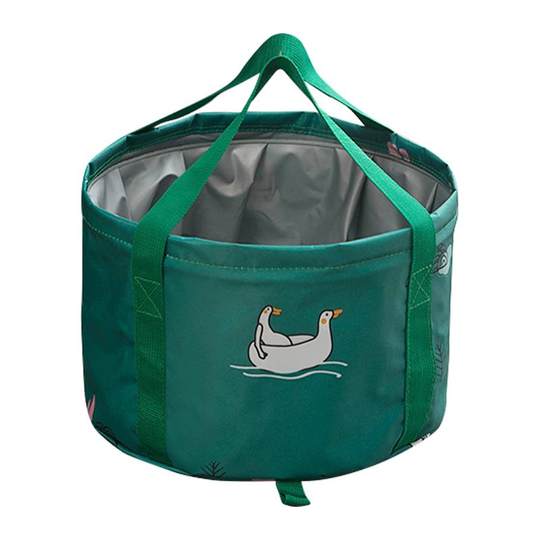 便携式可折叠盆户外水盆旅行用品泡脚袋旅游洗衣盆洗脸盆洗脚水桶