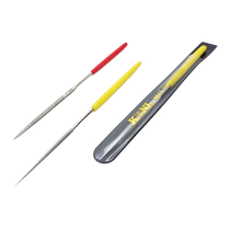 KENI round file manual small diamond file triangular alloy flat file engraving polished flat head assorted file