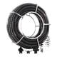 Electric pipe dredger clears toilet sewer
