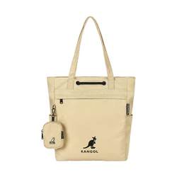 KANGOL small zipper tote bag for women 2023 new large capacity portable shoulder bag waterproof class commuter bag