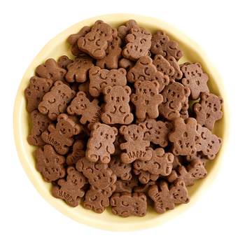 Chocolate cake decoration bear cookie ice cream