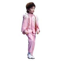 Childrens suit suit boy British handsome model catwalk dress national fashion small suit hosting piano performance suit
