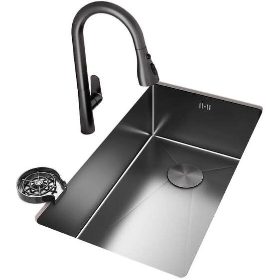 Kitchen sink large single sink vegetable basin