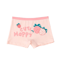 Girls underwear that does not touch the buttocks pure cotton boxer briefs childrens shorts girls boxer briefs pure cotton category A 100%